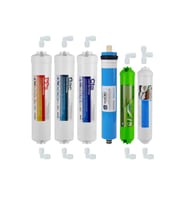 Kapalı Kasa Su Arıtma Cihazı 6 Lı Inline Filtresi Seti 6 Aşamalı Vontron Membran