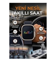Akıllı Saat Bluetooth Bağlantılı Uyku ve Sağlık Takipli GPS NFC Uyumlu