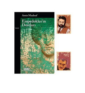 Empedokles’in Dostları Romanı - Amin Maalouf Kitapları - Not defterli seti (Renksiz)