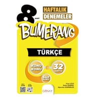 Günay 8.Sınıf Türkçe 32 Haftalık Denemeler Bumerang