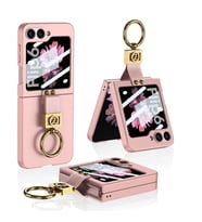 Galaxy Z Flip 6 Kılıf Zore Z Harfli Yüzüklü Kıpta Kapak