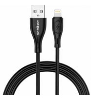 SChitec USB-A to Lightning 30W Hızlı Data ve Şarj Kablosu 1m Siyah HG/C-09AL
