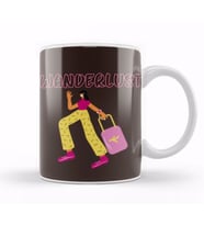 Woman Travel Gift design lover Trippin Wanderlust Journey Adventurer Vacation Kupa Bardak Porselen