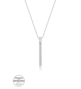 Union Swarovski Zirconia Kadın Dilek Mumu Gümüş Kolye