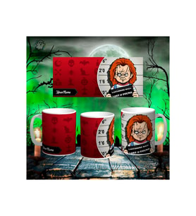 GHOSTBASTIR DESIGN Kişiye Özel Chucky Kupa Bardak Tek Adet K0453