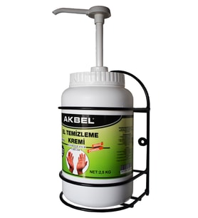 AKBEL ENDÜSTRİYEL EL TEMİZLEME KREMİ 2,5 KG ASKI APARATI VE POMPA APARATLI