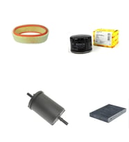 Bosch Filtre Bakım Seti Renault Symbol II 1.4 Benzinli 2008-2012 Hava + Yağ F + Yakıt F. + Polen Filtron