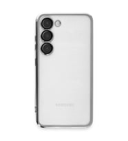 Galaxy S23 Plus Kılıf  Lensli  - Gümüş