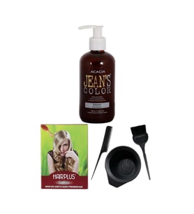 Jeans Color Saç Boyası Gün Batımı 250ml, Saç Açıcı ve Fluweel Boya Kabı Seti