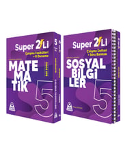 Örnek Akademi 5.Sınıf Süper İkili Matematik ve Sosyal Bilgiler Seti 2 Kitap