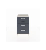Kronos Komodin 4 Çekmeceli 60x59x96 Aytaşı-Antrasit