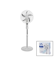 18 İNC 45 CM KUMANDALI SANAYİ TİPİ AYAKLI VANTİLATÖR 5-METAL PERVANE 3-KADEME HIZ 65W Y:137CM (5047