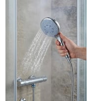 Spiral Hortumlu 4 Kademeli El Duşu Seti Duvar Askılı Banyo Duş Başlığı