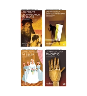 Sarı Odanın Esrarı + Leonardo'nun Yahuda'sı + Iyi Eşler + Pinokyo- 4 Kitap Set
