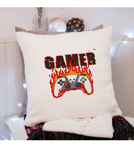 Gamer ( Oyuncu ) Tasarımlı Yastık