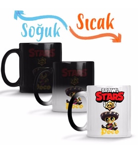 Brawl Stars Poco 03 Sihirli Kupa Bardak Porselen