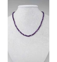 Lepidolit Taşı 4mm Kolye (SABİT KLİPSLİ)