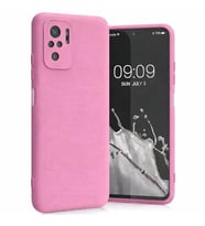 Coverzone Xiaomi Redmi Note 10S ?le Uyumlu K?l?f Z-Mara Lansman Vieri Tam Koruma Arka Kapak Kamera Koruma �?k?nt?l? P�r�zs�z Y�zey Pembe