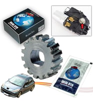 Peugeot Sunroof Cam Tavan Motor Dişlisi 16 Diş 1,4 Cm /4,7 Mm (Çelik) & Grease Yağı