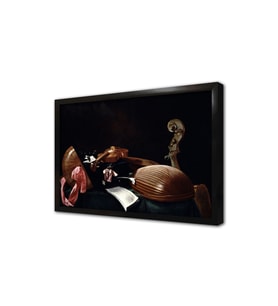 Mozart C Flüt ve Arp Konçertosu Çerçeveli Mdf Tablo