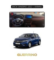 DACIA SANDERO 2022+ EKRANLITORPİDO KORUMA HALISI SİYAH KENAR
