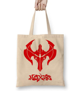 League Of Legends Noxus Symbol Logo Bez Çanta Uzun Saplı
