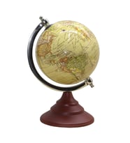 Dünya Küre Stantlı Dekoratif Döner World Globe SL339-A 26cm (Çok Renkli)