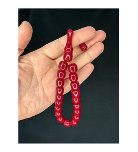 EFE BOY MASKOT ŞAK ŞAK TESBİH AKRİLİK BORDO RENK BÜYÜK BOY T-713