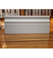 7 ADET ELİT SÜPÜRGELİK BEYAZ 10 CM 12 MM UZUNLUK 280 CM PVC KAPLAMA