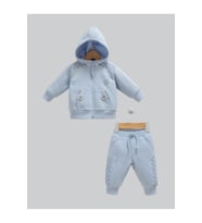 Caramell N.WinterBoy %100 Pamuk 2' li Takım 74-80 cm 9-12 Ay Mavi CRML.MV.TKE1064-7480