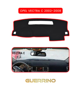 OPEL Vectra C 2002-2008 TORPİDO KORUMA HALISI KIRMIZI KENAR
