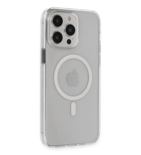 iPhone 14 Pro Max Kılıf Tron Şeffaf Magsafe Kapak - Şeffaf