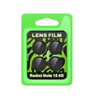 Xiaomi Redmi Note 15 4g Raze Metal Kamera Lens - Siyah