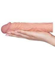 Gerçekçi Damar Görünümlü Esnek Yapısı Sayesinde Her Penise Uygun 5 Cm Uzatrmalı Penis Kılıfı