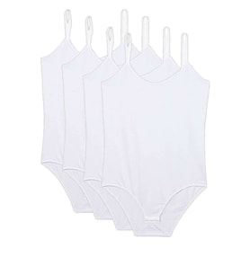4 Adet İp Askılı Kadın Çıtçıtlı Body Beyaz