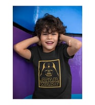 Star Wars Darth Vader Baskılı Unisex Film Çocuk Tişört (1-12 YAŞ)