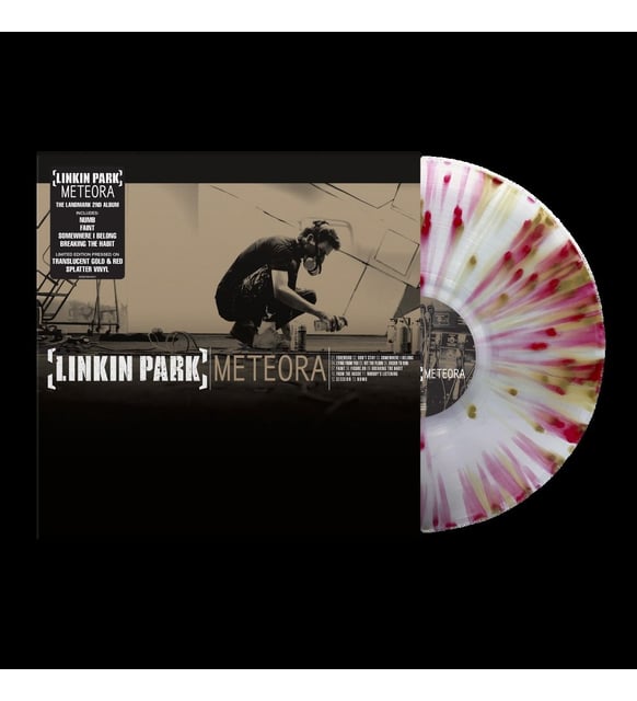 Linkin Park Meteora Plak (Limited Edition Translucent Gold & Red