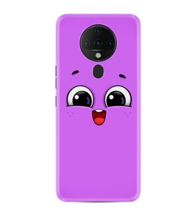 Tecno Spark 6 Kılıf Silikon Desen Purple Sweety 1717