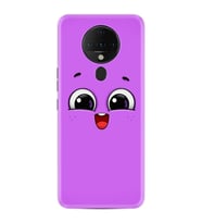 Tecno Spark 6 Kılıf Silikon Desen Purple Sweety 1717