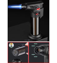 Doldurulabilir Çakmak 2 Adet Pürmüz Kamp Çakmağı Pürmüz 1300°C Torch Depolu