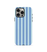 iPhone 15 Pro Max Vorian Çift Katmanlı Kılıf Blue Gelato Stripe