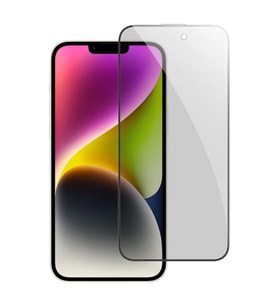 Ally iPhone 14 Privacy Hayalet Full Koruma Tempered Cam Ekran Koruyucu-(5775) - HPSBYI1316-5822