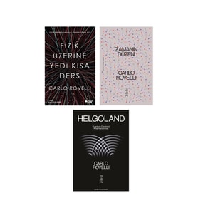 Fizik Üzerine Yedi Kısa Ders + Zamanın Düzeni + Helgoland- 3 Kitap Set - Iş Bankası Özel Set