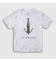 Presmono Unisex Çocuk Beyaz Logo Müzik Afterlife T-Shirt 498289tt (Beyaz)
