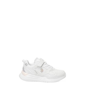 U.S. Polo Assn. INTER JR 6FX Beyaz Kız Çocuk Sneaker A102155748