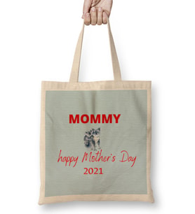 Mothers Day 2021 Best Mother Ever GIFT 2021 Bez Çanta Uzun Saplı