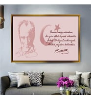 Altın Çerçeveli dekoratif tablo a1177 (Gold)