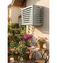 Klima Motoru/Dış Ünite Gizleme/Koruma Kafesi XS 7000 BTU - 9000 BTU 86X44X65(H) Alüminyum Stage