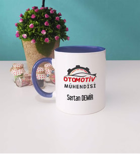 Otomotiv Mühendisi Kupa Bardak Lacivert