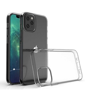 Apple iPhone 12 Mini Kılıf Şeffaf İnce ve Esnek Süper Silikon (Renksiz)